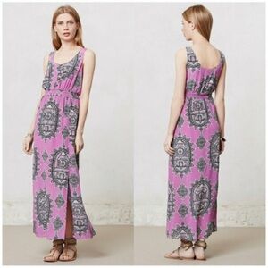 Maeve Anthropologie maxi sundress with pockets